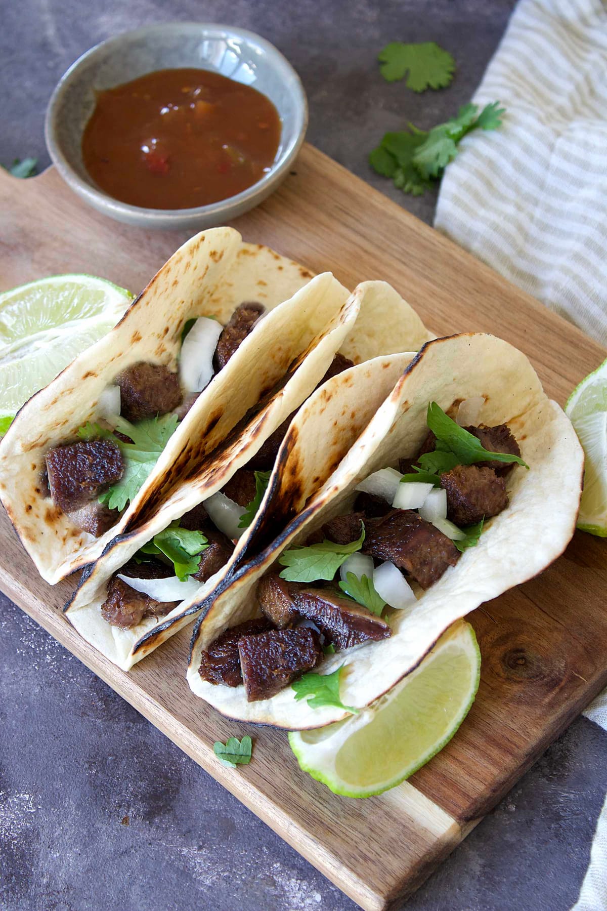 Tacos de lengua, beef tongue tacos - Travel & Food